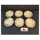 Franciscan Dessert Rose 5" berry bowls (6)