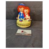 Raggedy Anne & Andy Music Box "School Days"