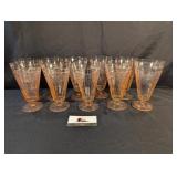 Mayfair Open Rose pink depr. 6-1/2" ice tea