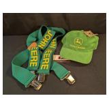 John Deere Hat, Suspenders (never worn)