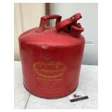 Metal 5 gallon gas can