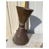 Copper funnel and pale