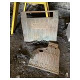 Brass cash register parts