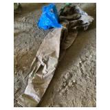 Tarps, unknown size or condition