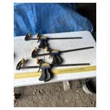 Quick grip bar clamps