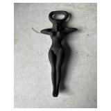 Naughty Nelly bottle opener cast-iron
