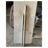 Concrete extension poles