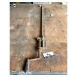 Approximately 5 foot metal clamp