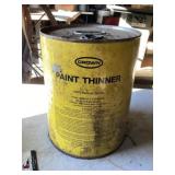 Crown paint thinner appears full
