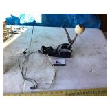 Corner stick gear shift