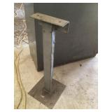 Metal stand, probably 31 inches tall