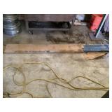 Industrial metal shelving unit