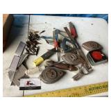 Tape measures and chalk lines