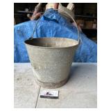 Galvanized bucket