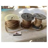 Three rolls of rope unknown length