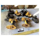 Dewalt drills with batteries and charger untested