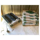 Indoor outdoor teal lights