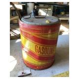 Metal 5 gallon gas can