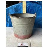 Galvanized bucket