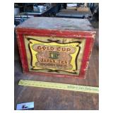 Gold cup Japan, tea box