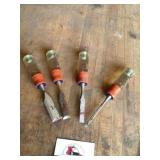 Wood chisels