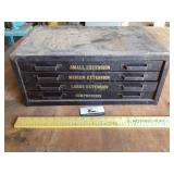 Metal spring box 12 1/2 x 20 x 8 1/2 tall