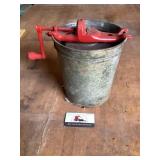 Galvanized husky igloo Mendota, Illinois ice