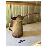 Galvanized pitcher