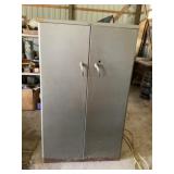 Metal shelving unit approximately 18 x 37 x 63