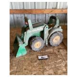 John Deere toy tractor