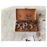 Quarter inch socket set metal case