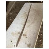 Pinch bar approximately 51 inches long