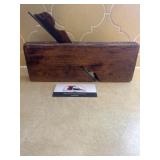 Vintage wood hand plane