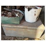 Horseshoe hardware and metal box