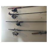 Fishing Poles and antler hangers