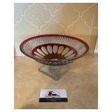 Westmorland ruby red centerpiece dish