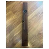 Stanley wood brass level