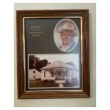 John Wayne framed memorabilia