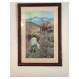 Framed "The Bell Mare" framed Charles Marion