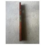 Stanley wood/ brass bubble level