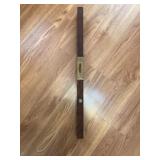 Keen cutter wood/ brass level