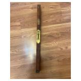 Stanley wood/ brass level