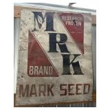Mark Seed Metal Sign