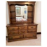 Dresser with mirror