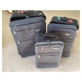 Gamma 3 piece luggage set