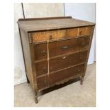 Five drawer dresser approximately 21 x 36 1/2 x