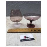 Vintage purple imperial glasses