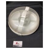 Divided serving tray