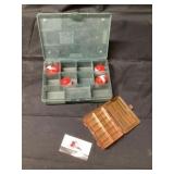 Tackle boxes with bobers