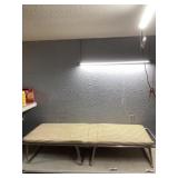 Foldable cot, approximately 70 x 26 x 13 tall